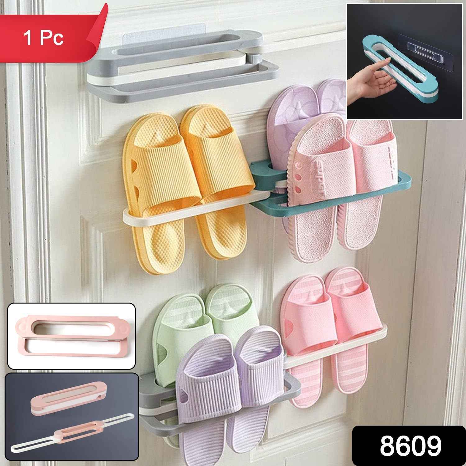 Wall Mounted Slipper Stand – Space Saving Footwear Organizer