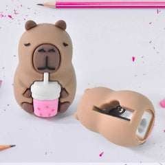 Erase-n-Sharp Buddy cartoon sharpener and eraser combo