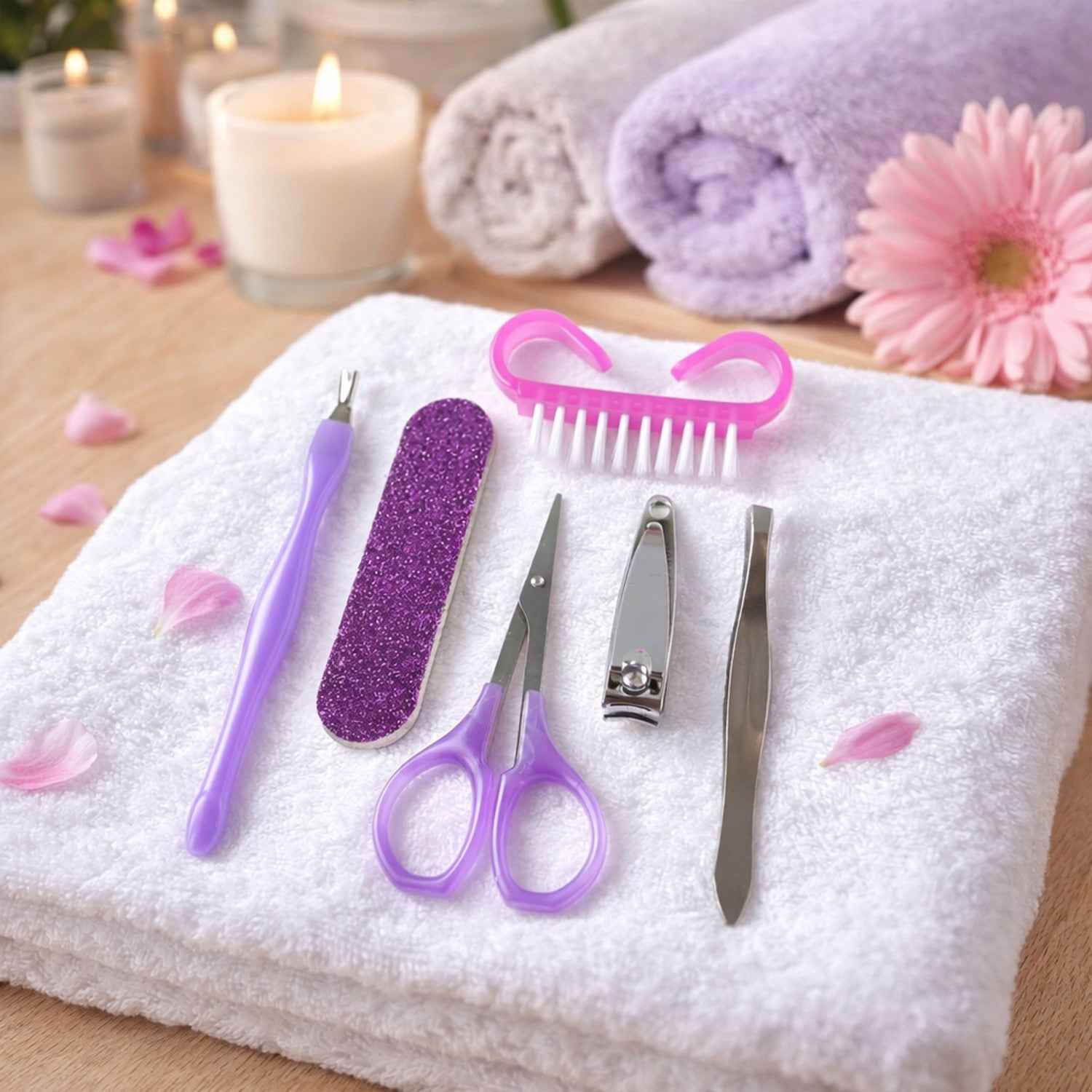 6 In 1 Nail Care Kit – Complete Grooming & Travel Set