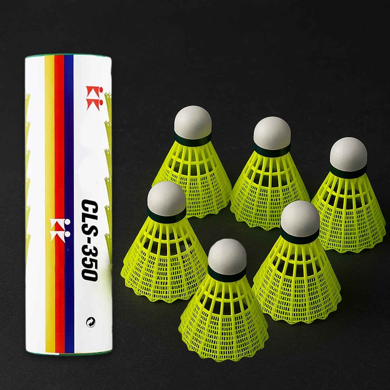 Plastic Shuttlecock – Durable & Consistent Flight (6 Pcs Set)