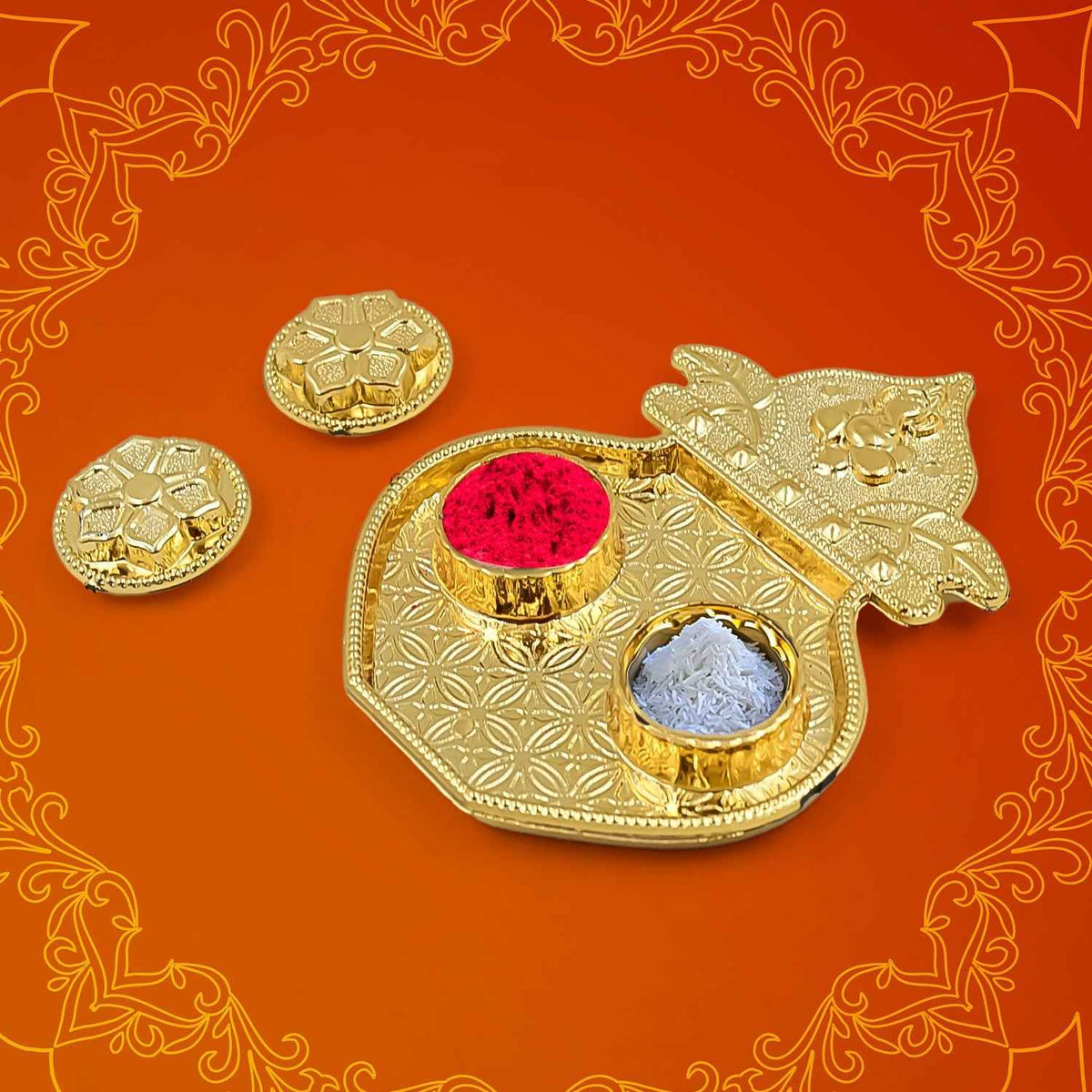 Raksha Bandhan Puja Thali – Kalash Shape Special | Styleva