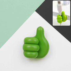 Hand-Shaped Wall Clip Holder – Flexible Grip for Keys & Cables