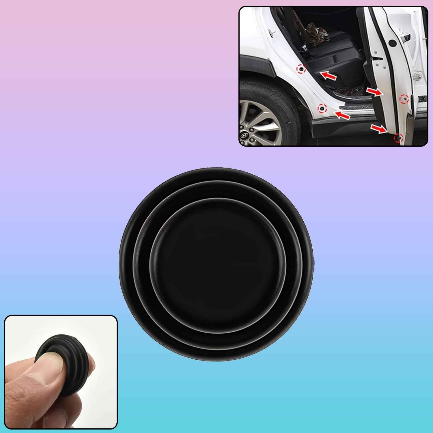 Rubber Car Door Shock Absorber Sticker – Durable Noise Reduction