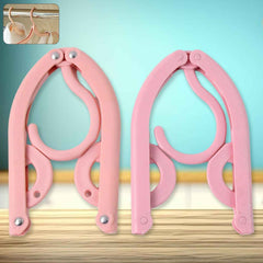 Foldable Travel Hanger – Lightweight, Space-Saving Design (1 Pc)