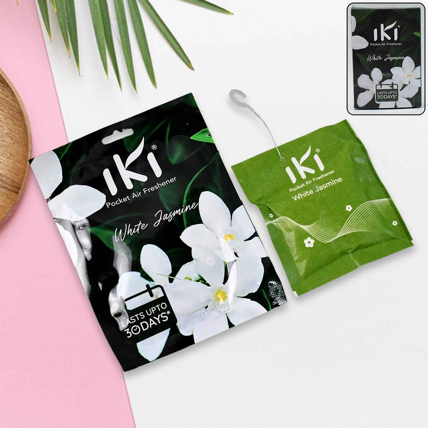 IKI Pocket Air Freshener – Long-Lasting 10g Mix Fragrance