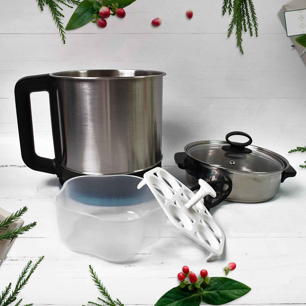 Electric Multi Cooker – 2.5L Stainless Steel 800W | FirePot