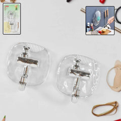 Plastic Self Adhesive Wall Hooks – Heavy Duty 15KG Capacity