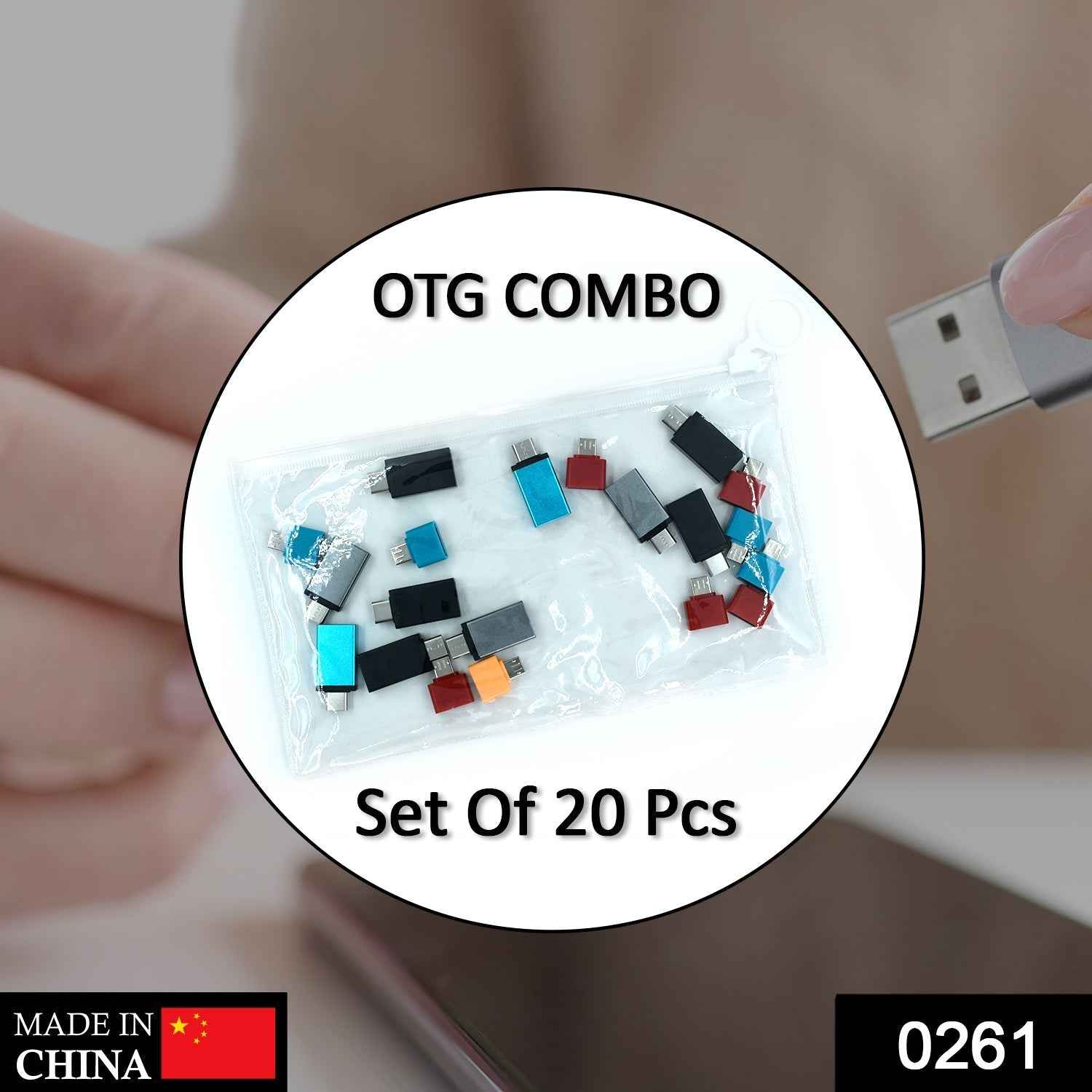OTG Adapter Pack (20) – Type C, Micro USB & Pouch | PHOBIA