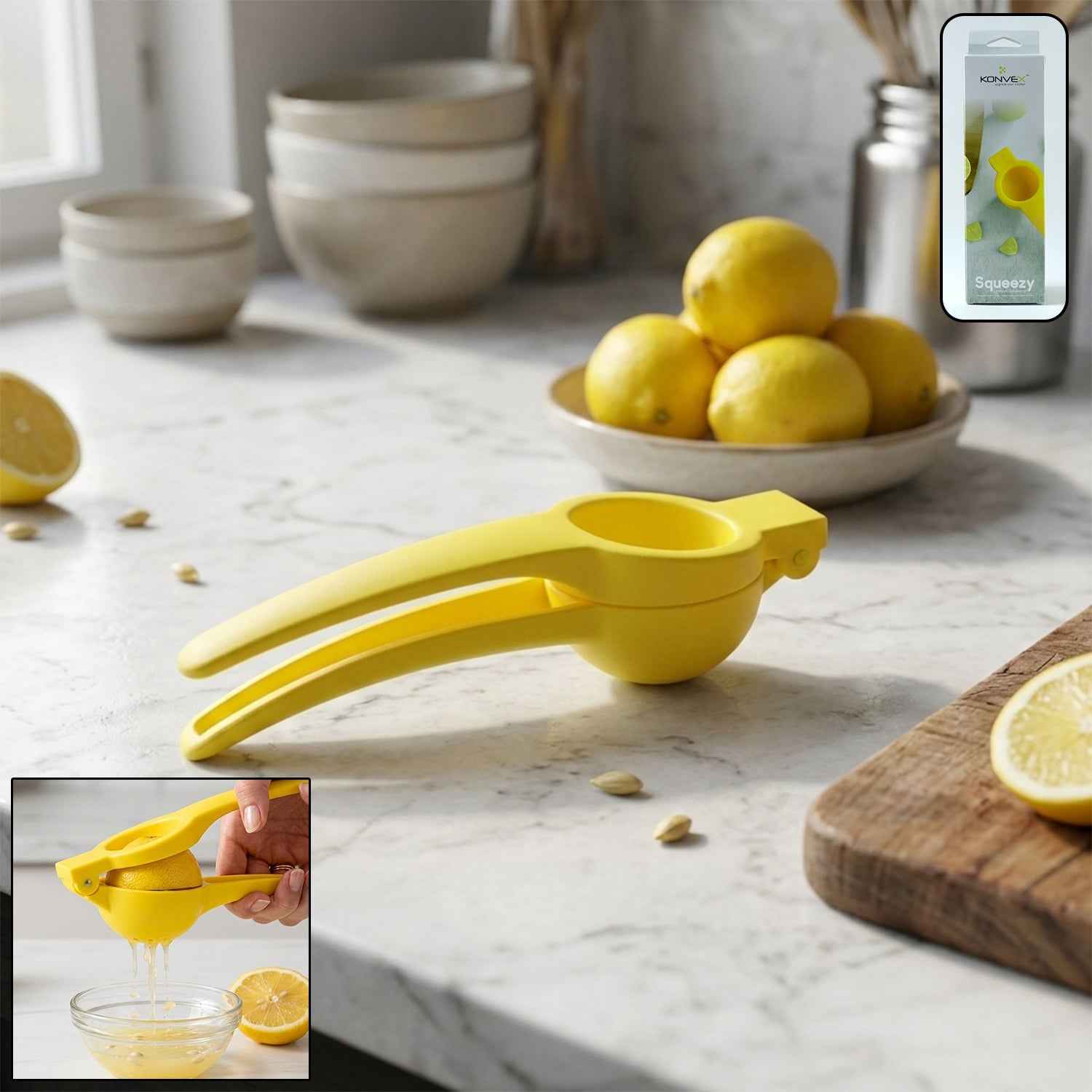 Lemon Squeezer – Compact Manual Citrus Juicer for Fresh Juice
