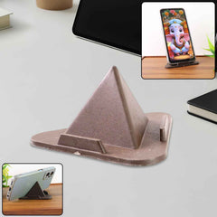 Pyramid Brown Mobile Stand – Adjustable 3-Angle Phone Holder