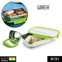 Stainless Steel Lunch Pack – Leakproof & Compact | Ganesh