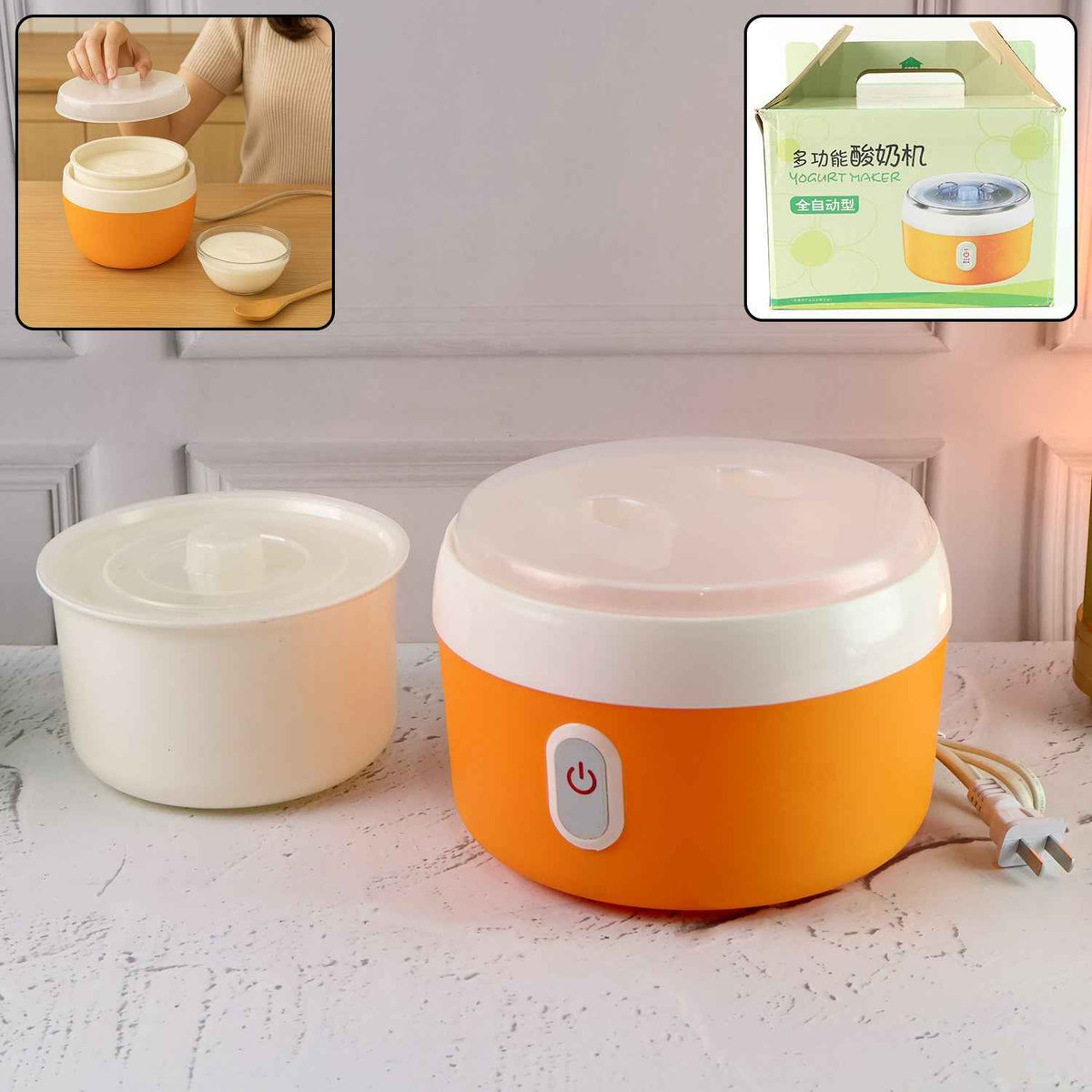 Automatic Yogurt Maker – 1L for Homemade Curd | Chef’s Embrace