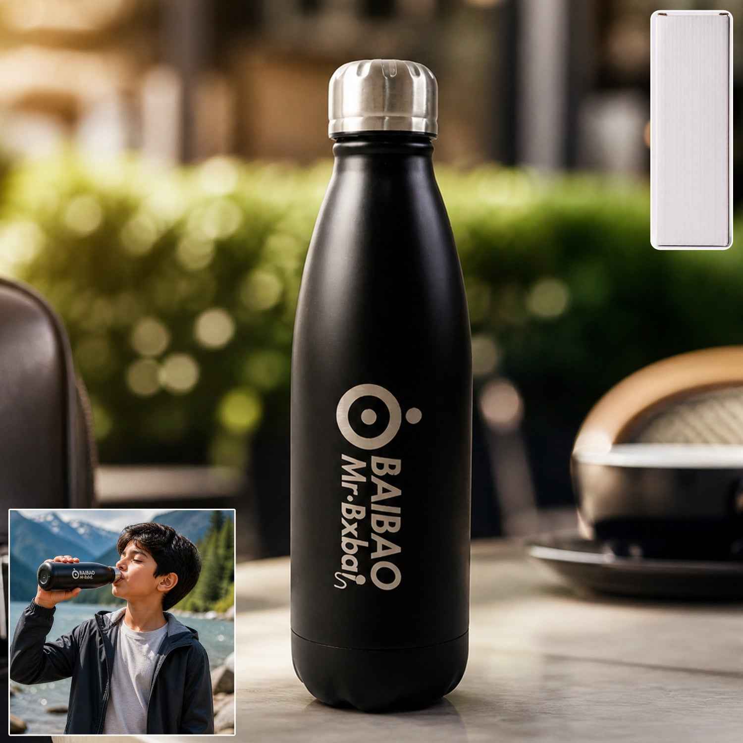 Stainless Steel Water Bottle Ð Insulated & Leakproof for Hot & Cold Drinks