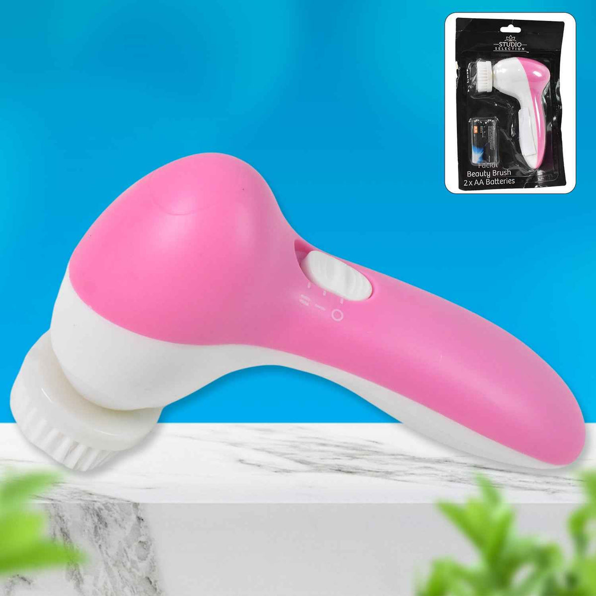 Facial Cleansing Brush – Waterproof Deep Cleansing | Calm & Curl