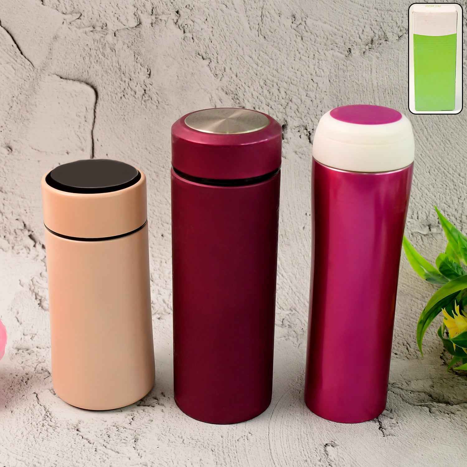 Stainless Steel Travel Water Bottle – Insulated 300ml Flask
