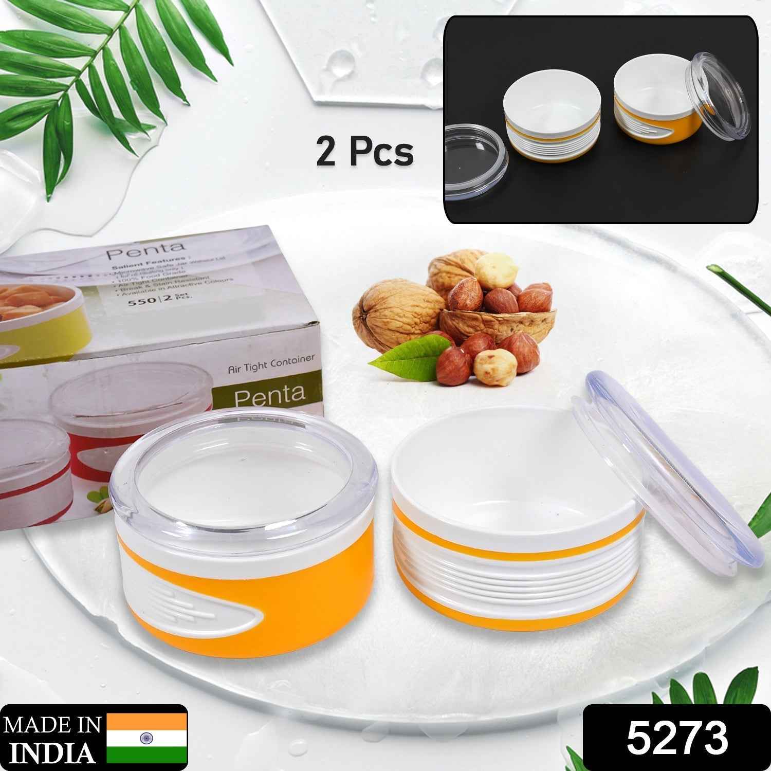 Airtight Food Container Set Ð 550ml, BPA-Free | Organivo