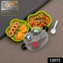 Froggy Lunch Box for Kids – Double Layer, Leakproof Tiffin | Lunchie Bunchie
