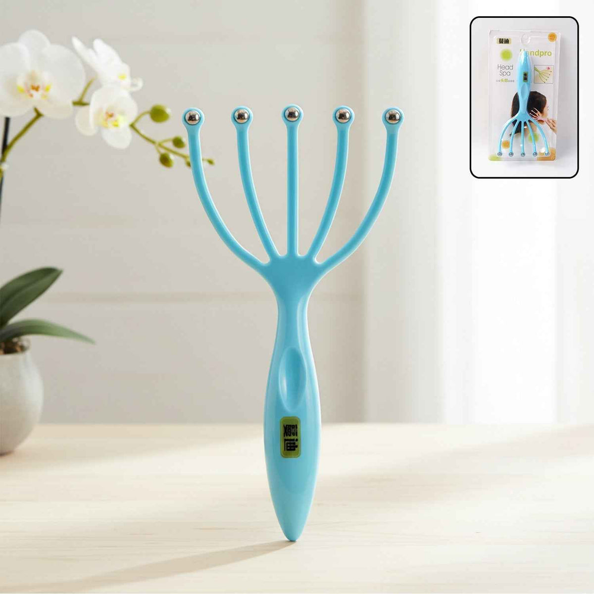 Five-Finger Head Massager – Stress Relief & Scalp Relaxation