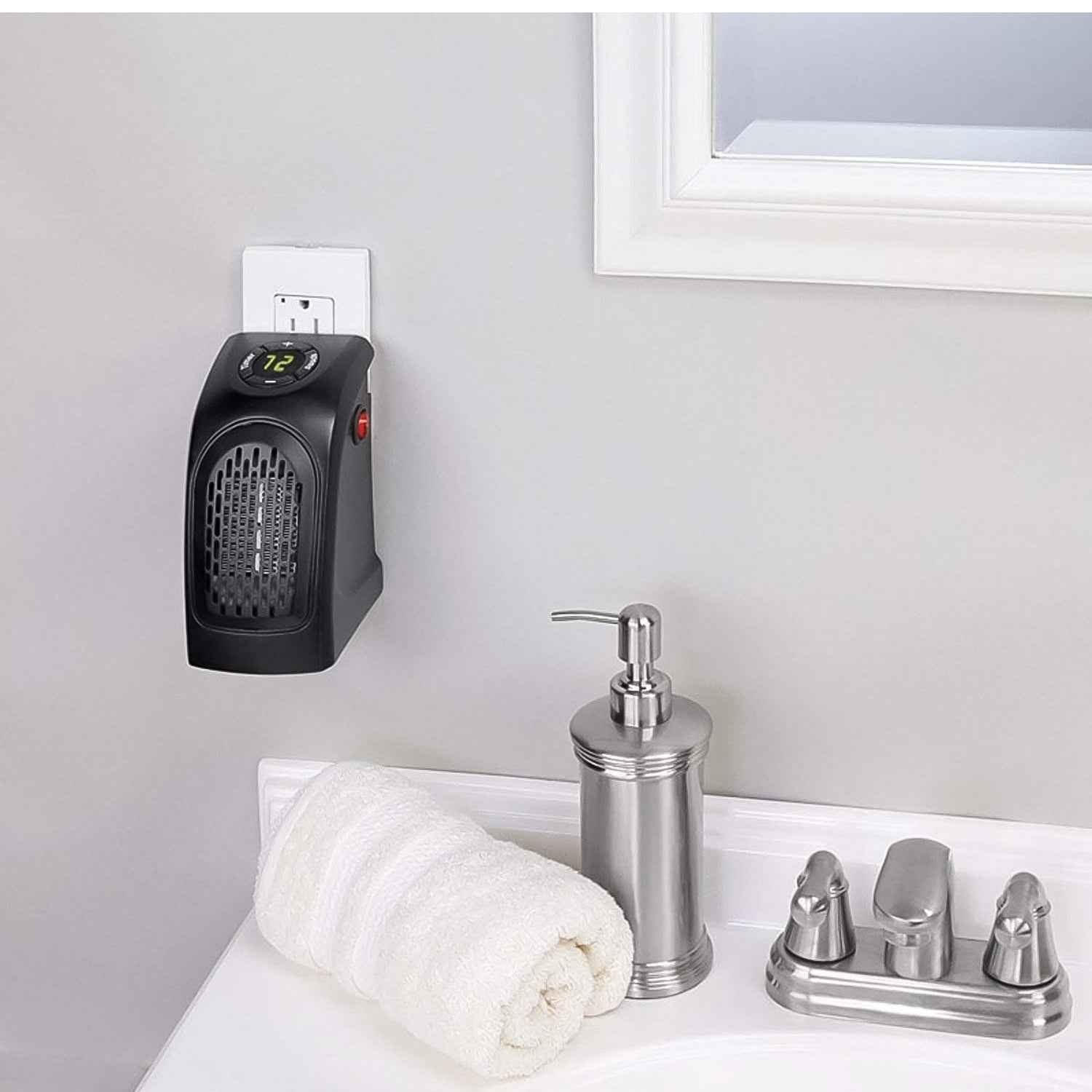 Mini Plug-in Heater – 400W Portable Wall Heater for Home |