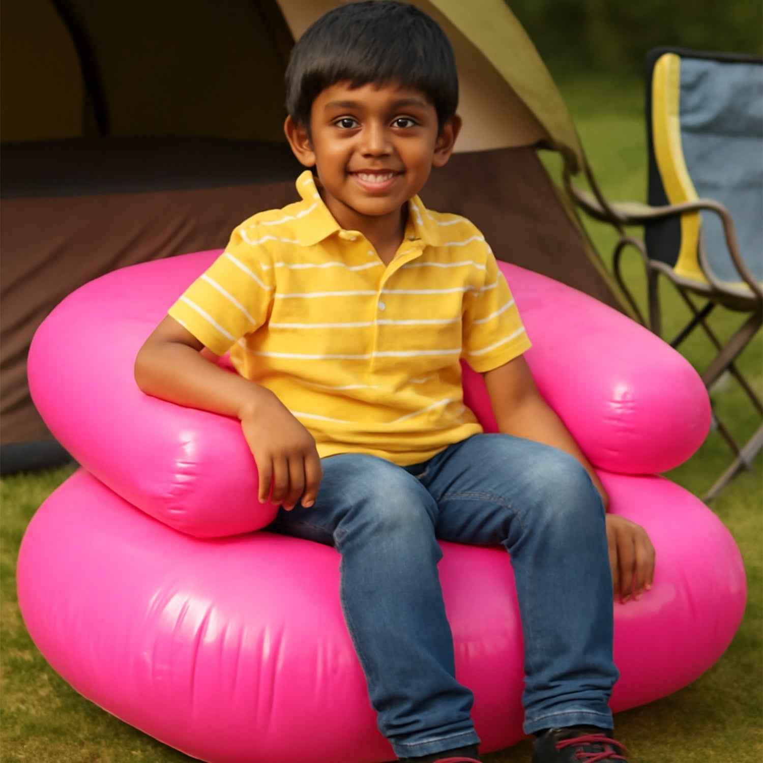 Inflatable Kids Sofa Chair – Portable & Durable Seating | Trekola