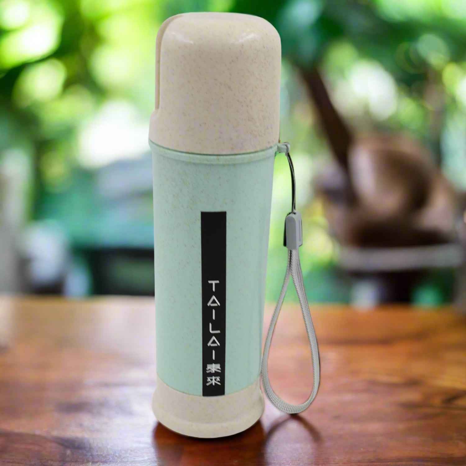 Portable Water Bottle – 300ml Wheat Straw | Corporate Kudos
