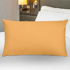 A single soft decorative pillow cover in a neutral shade, perfect for any sofa.
