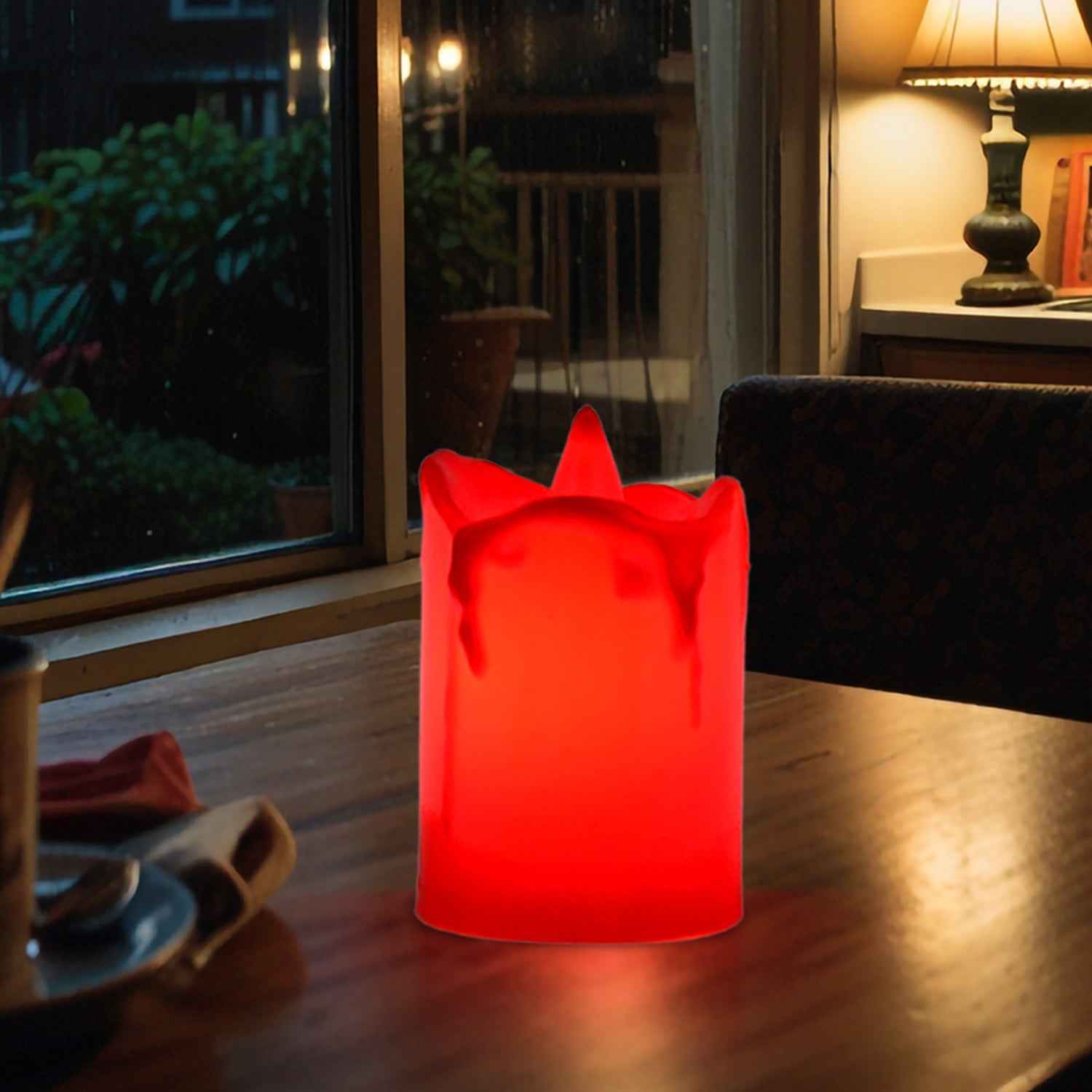 Flameless LED Candles – Realistic Melted Design Decor | Indo Glow