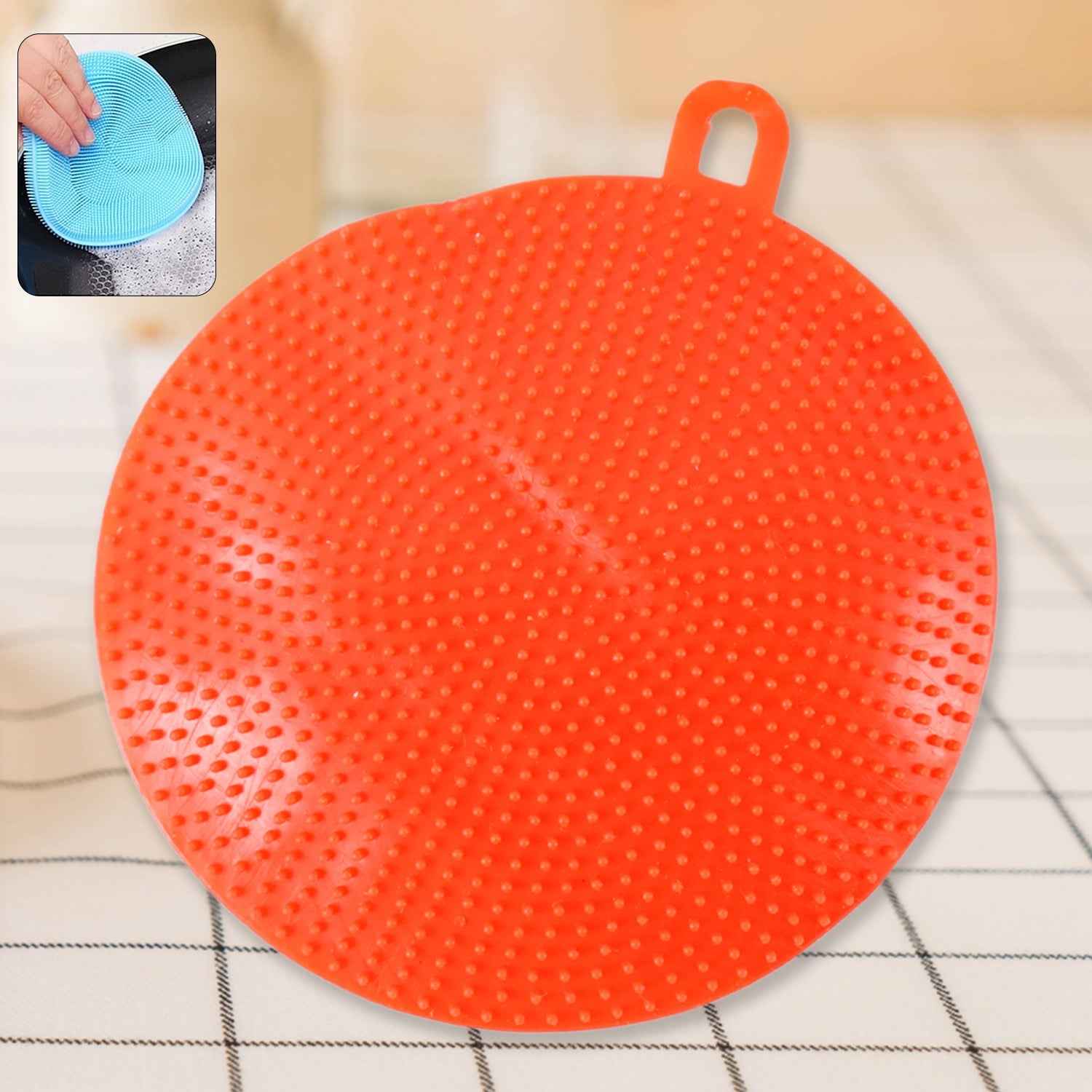Silicone Dish Scrubber – Mildew-Free, Heat Resistant Sponge