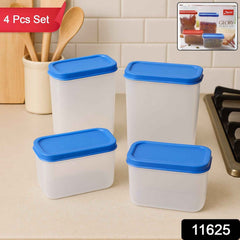Plastic Airtight Storage Containers – 4-Pc Kitchen Set
