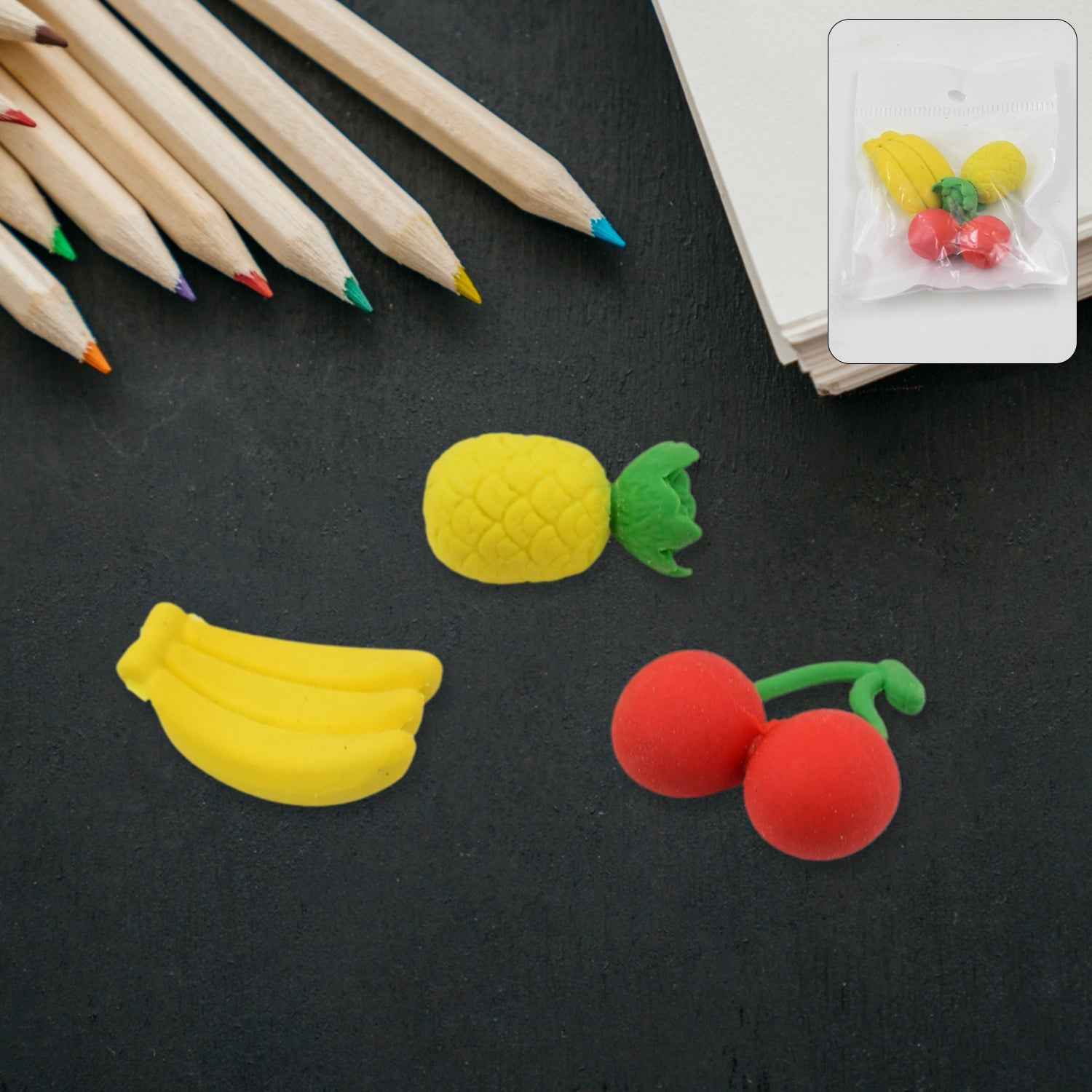 Colorful Erasers Ð Fun and Vibrant Stationery for Kids
