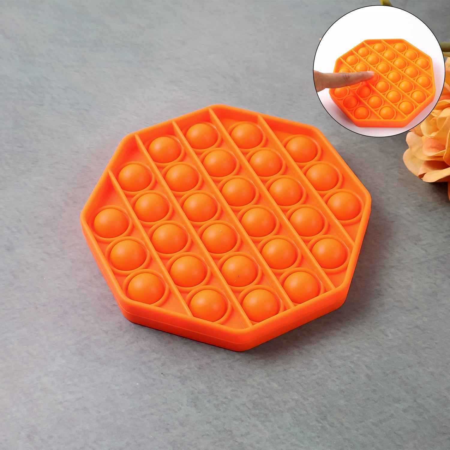 Hexagon Silicone Pop It Fidget Toy Ð Stress Relief & Focus