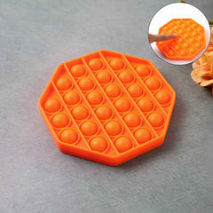 Hexagon Silicone Pop It Fidget Toy Ð Stress Relief & Focus