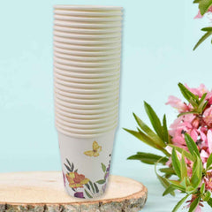 Disposable Paper Cups – Mixed Design 24 Pcs | Papezo