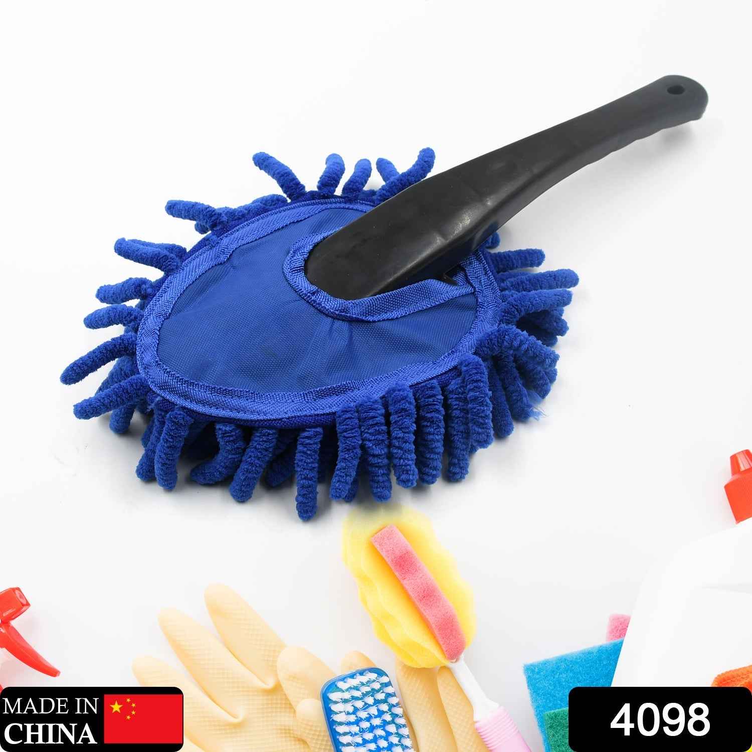 Microfiber Car Wash Brush – Streak-Free Cleaning | Velvet Wipe