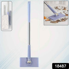 Mini Mop with Automatic Cloth Change & Push-Pull Handle | Velvet Wipe