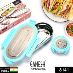 Stainless Steel Lunch Box Set of 2 | Ganesh