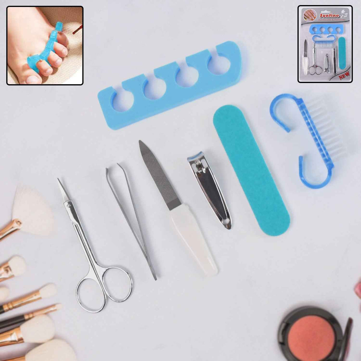 7 in 1 Manicure Tool Kit – Professional Nail & Foot Care Set