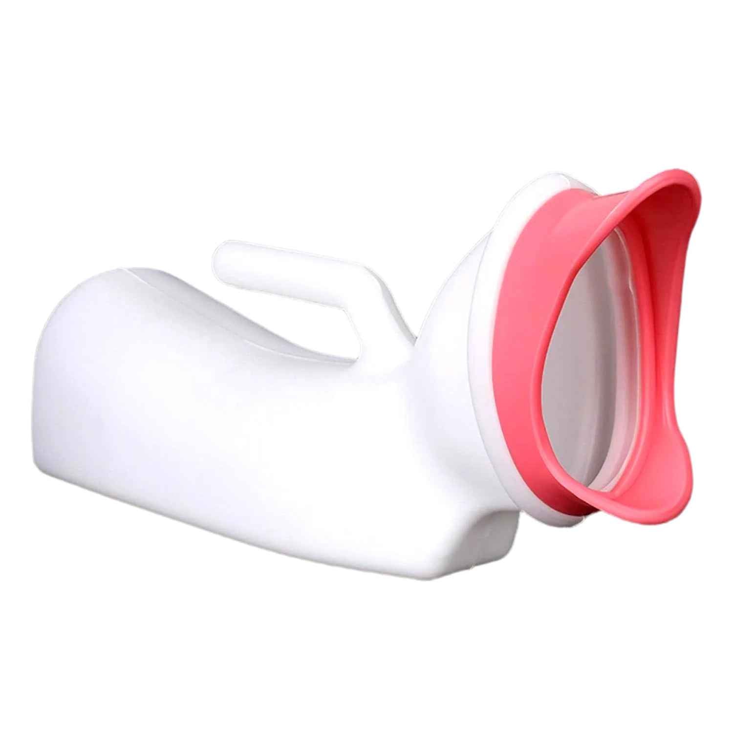 JourneyMate 1000ml female urinal potty with spill-proof design for bed-bound women.