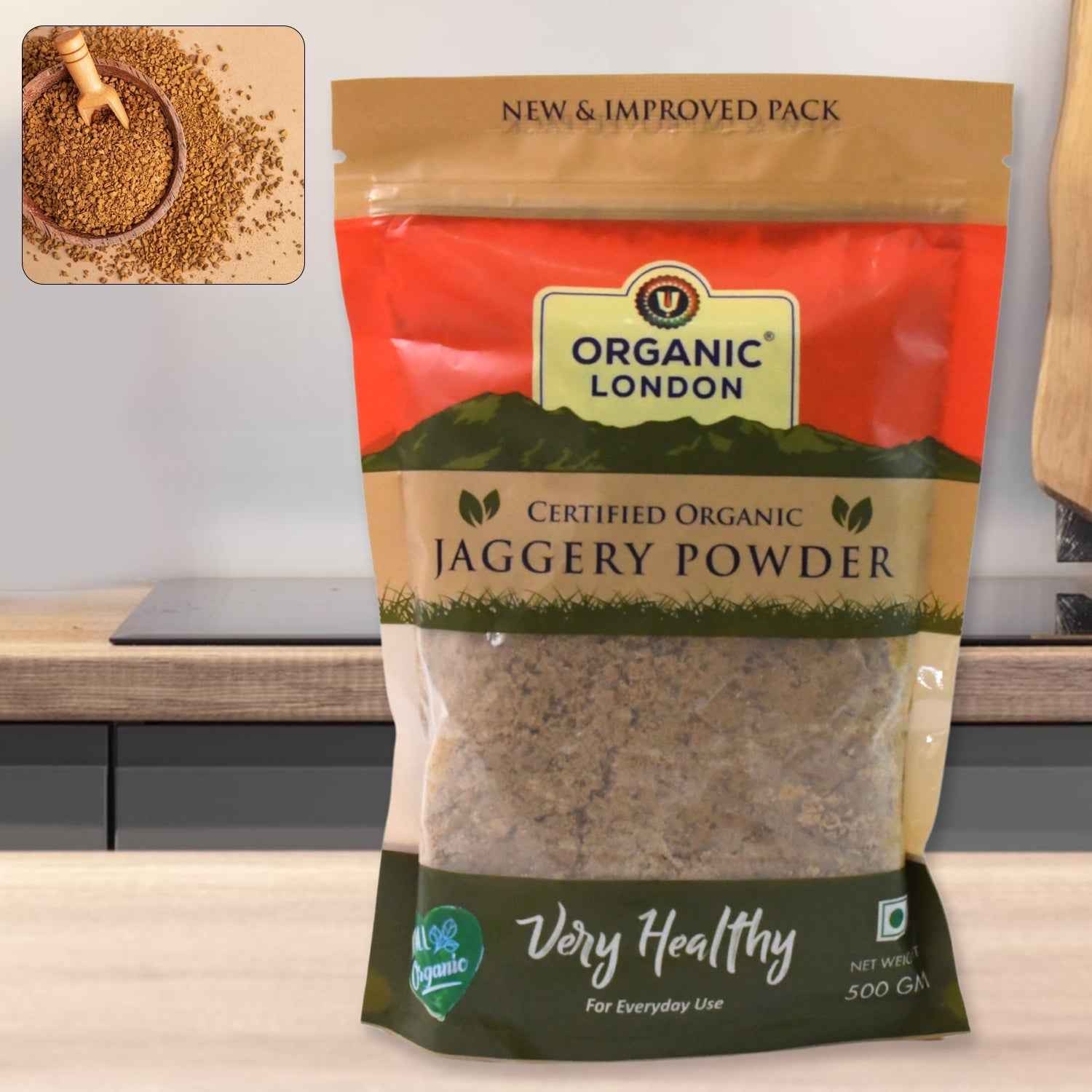 Organic Jaggery Powder – Healthy Natural Sweetener 500g