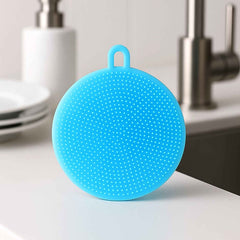 Silicone Dish Scrubber – Heat Resistant, Mildew Free Cleaning Tool