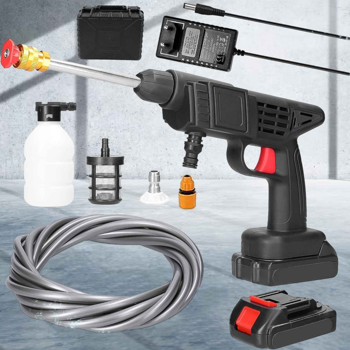 Wireless Car Washer Kit – 48V High Pressure & Portable |