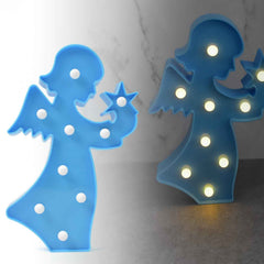 LED Angel Night Light – Battery Operated Room Decor | Deskrova