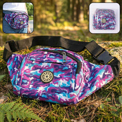 Camouflage Waist Bag – Adjustable Belt for Travel Sports