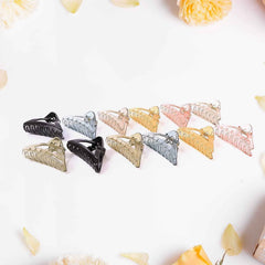 Triangle Hair Claw Clip – Durable Plastic, Assorted Colors