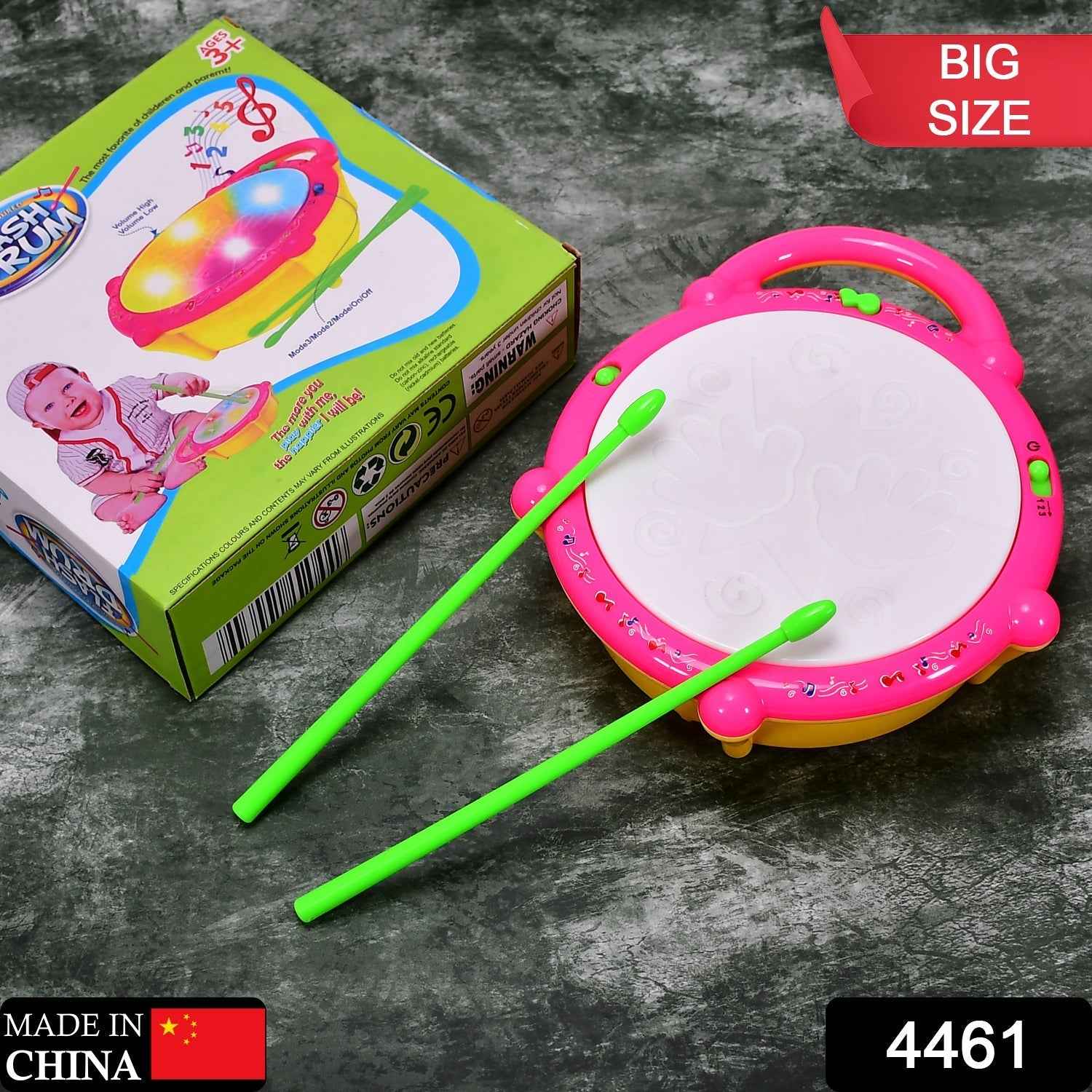Flash Drum Toy – Light-Up Musical Drum for Kids | Little Learners