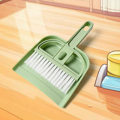 Mini Dustpan with Brush Set – Compact for Home & Office | Velvet Wipe