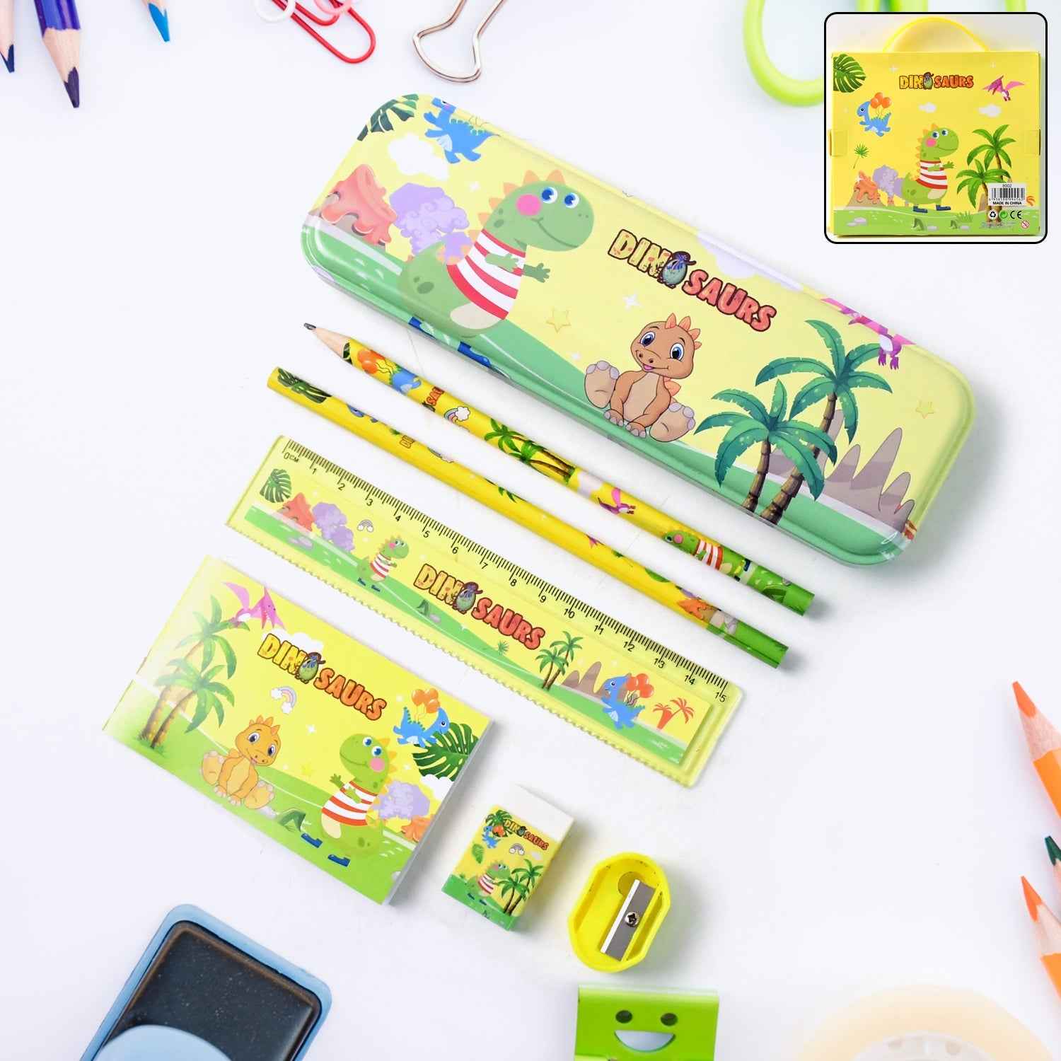 Dinosaur Kids Stationery Set – Complete Fun School Kit