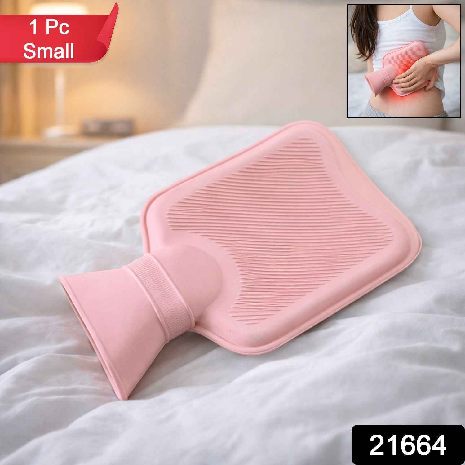 Reusable Hot Water Bag – Flexible Pain Relief & Warm Compress Therapy