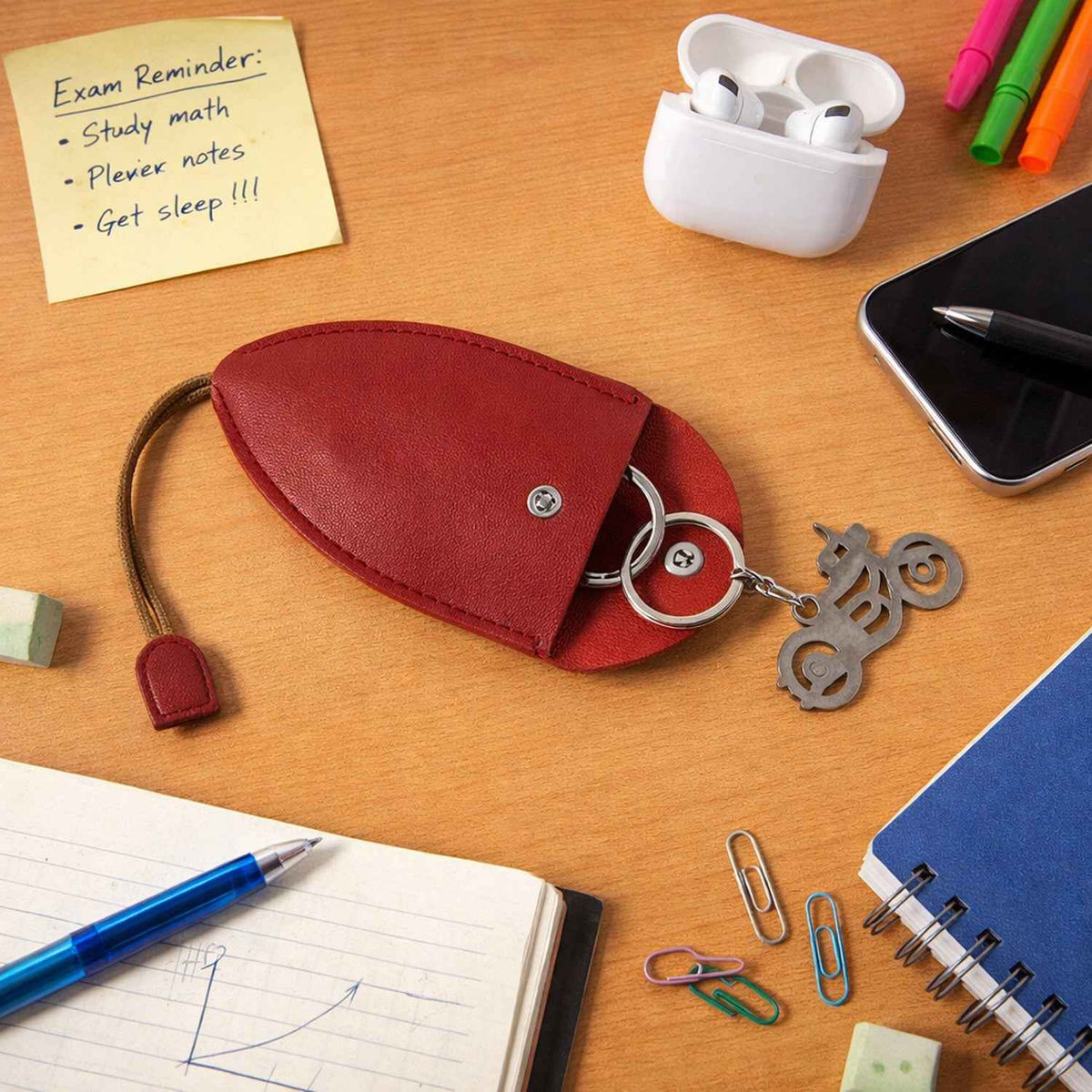 Compact Keyholder Pouch – Stylish Secure Key Organizer with Snap Button