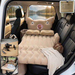 Car Air Mattress Bed Set Ð Cute Pig Design & Portable Comfort